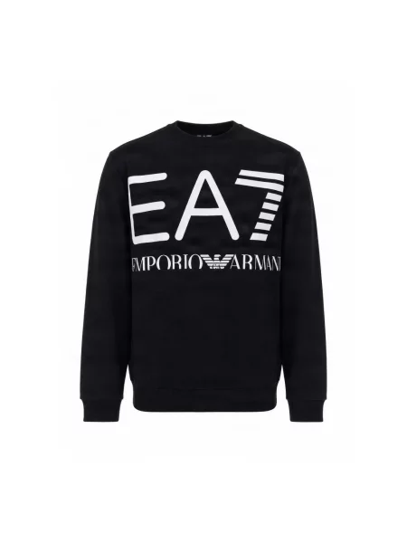 Bluza Emporio Armani Ea7 z logo czarna