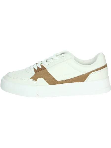 Sportcipők Tommy Hilfiger Th Court Craft Ekru bézs