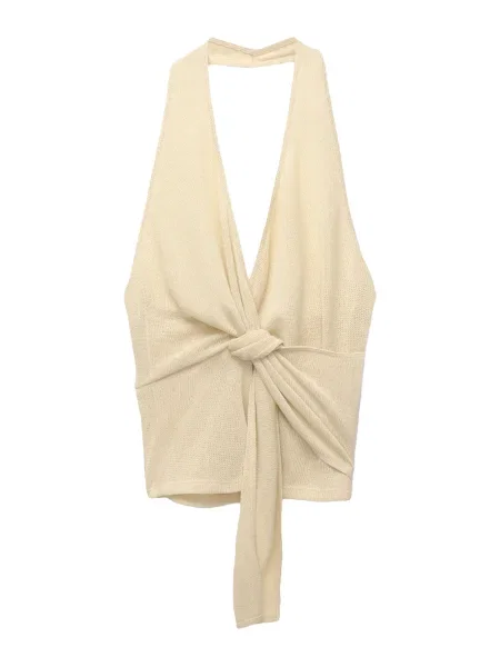 Pull&Bear Top brodat pielii