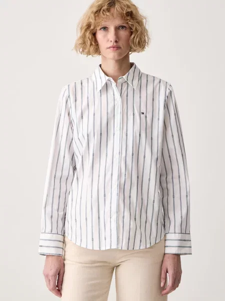 Tommy Hilfiger риза дамска от бяло