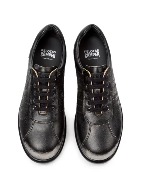 Sneakerși Camper din piele negru