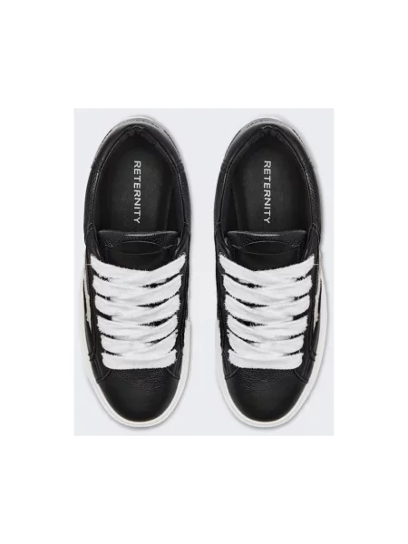 Sneakersy Reternity skórzane czarne