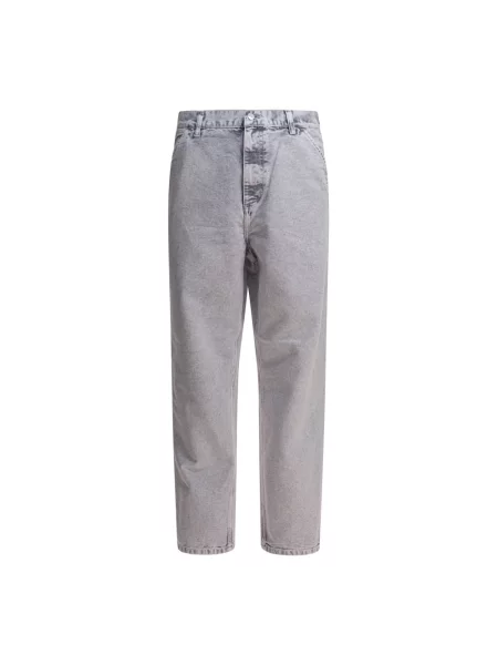 Carhartt WIP jeansy Single Knee niebieskie