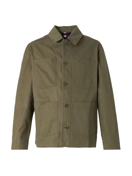 TOMMY HILFIGER Geacă de primăvară-toamnă CHORE' verde