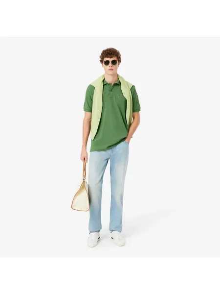 Lacoste Koszulka Polo Classic Fit zielona