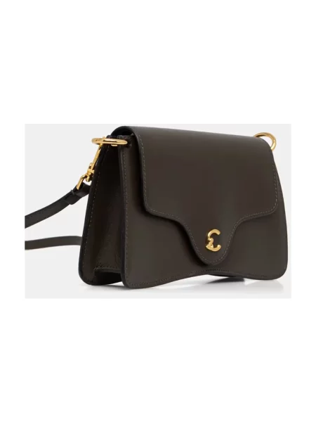 Coccinelle torebka crossbody skórzana zielona