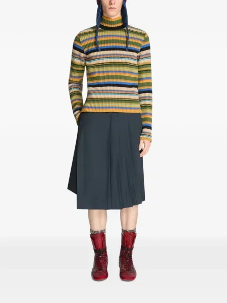 Pulover Dries Van Noten de lână albastru