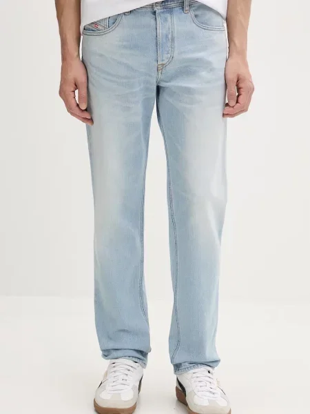 Diesel blugi regular pentru bărbați D-FINITIVE albastru