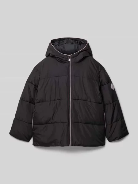 Kurtka pikowana z kapturem model ‘GROOVY BABY PUFFER’ Roxy czarna