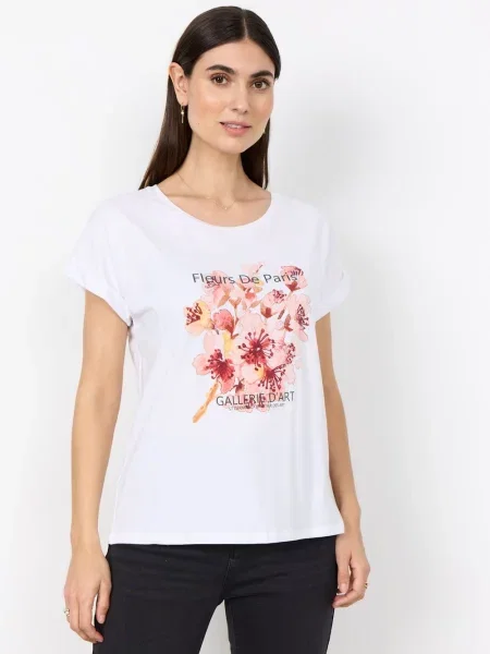 Soyaconcept® Koszulka SC-Rina Kobiety biały|wielokolorowy S biała