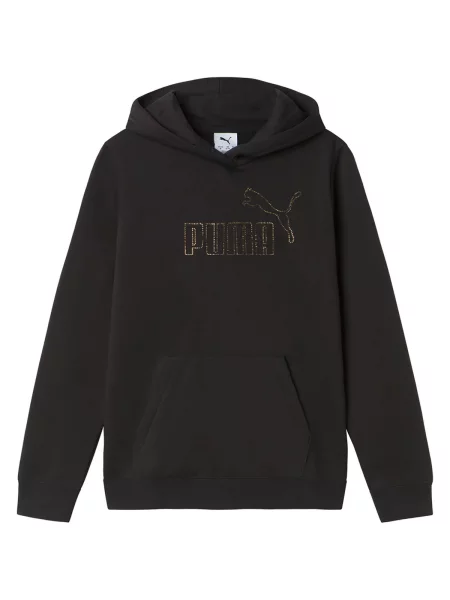 Hanorac cu glugă copii Puma negru