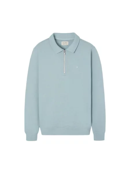 Bluza Silbon z logo niebieska