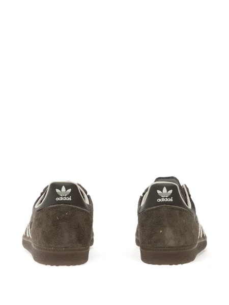 Șosete Adidas cu dungi cu tepi plasă maro