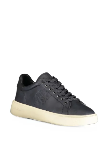 Sneakerși Blauer cu autograf albastru
