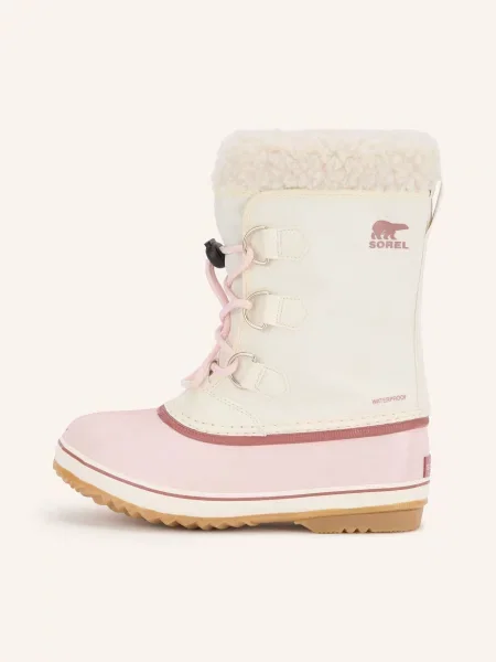 Sorel Boots Big Kids Yoot Pac krémová starorůžová růžová