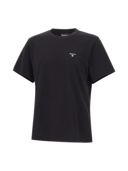 Barbour T-Shirt Essential Sports Tailored Fit czarny