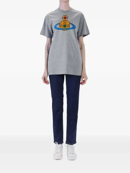 Tricou Vivienne Westwood cu imagine gri