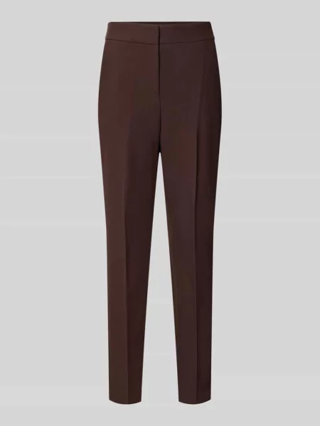 Spodnie garniturowe o kroju regular fit z elastycznym pasem S.oliver Black Label czarne