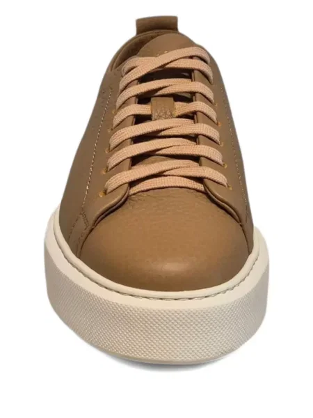 Sneakerși Henderson Baracco din piele cu platformă maro
