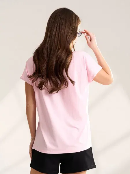 Футболка ISSA Plus рожевий