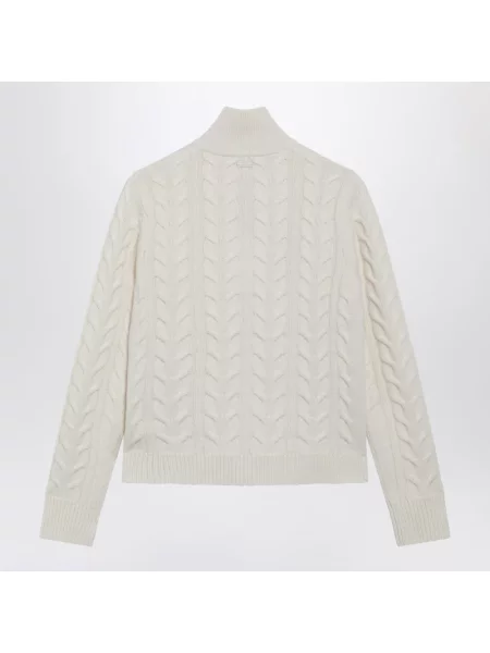 Sweter Max Mara z kaszmiru biały
