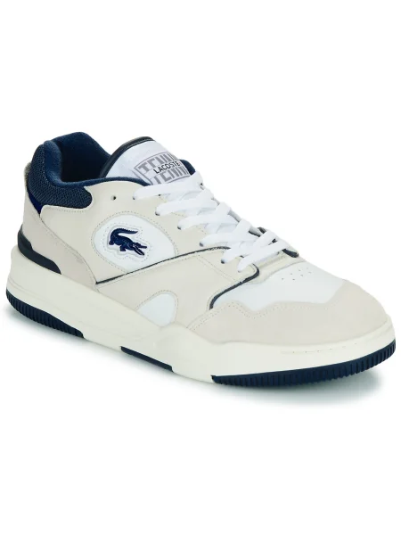 Olcsóbban. Lacoste white / navy férfi cipő. Méret: 43 EU fehér