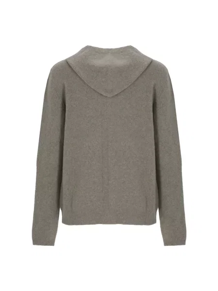 Sweter Rick Owens z kapturem szary