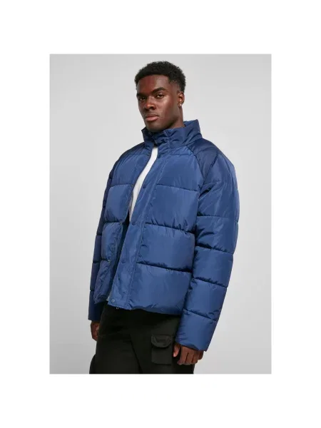 Geacă cu puf Urban Classics albastru