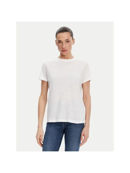 Calvin Klein Marškinėliai Relaxed Fit balta