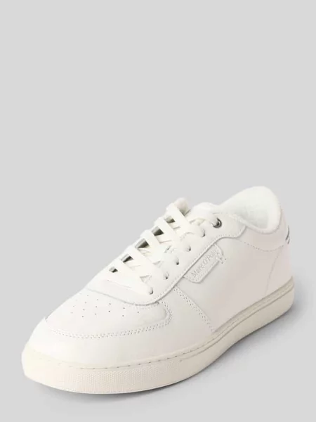 Sneakersy niskie z naturalnej skóry bydlęcej Marc O'polo białe