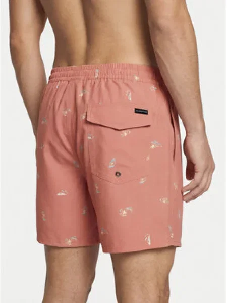 Plavecké šortky Quiksilver růžové