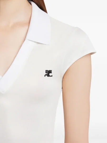 Костюм макси рокля Courreges бяло