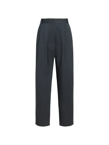 Pantaloni Proenza Schouler White Label plisate alb