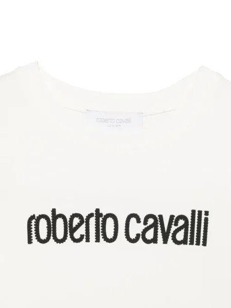 Dětské tričko Roberto Cavalli bílé