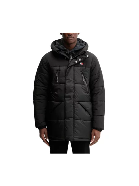 Tommy Jeans kurtka zimowa oversize czarny