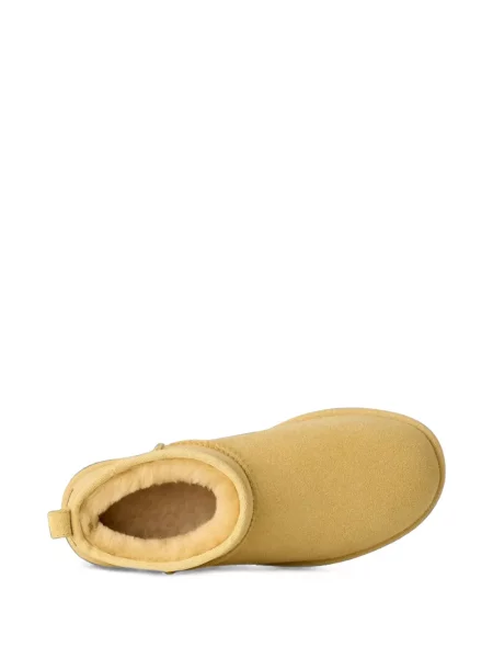 Chiloți Ugg din piele de căprioară slip-on clasic galben