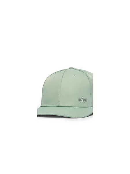 Kepurė su snapeliu Alpha Industries Metal Label žalia