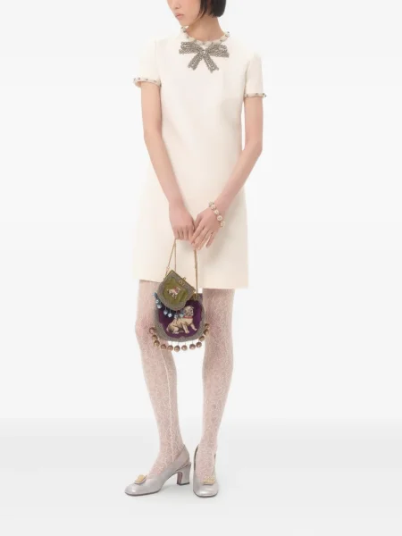 Rochie mini Valentino Garavani de cristal de costum