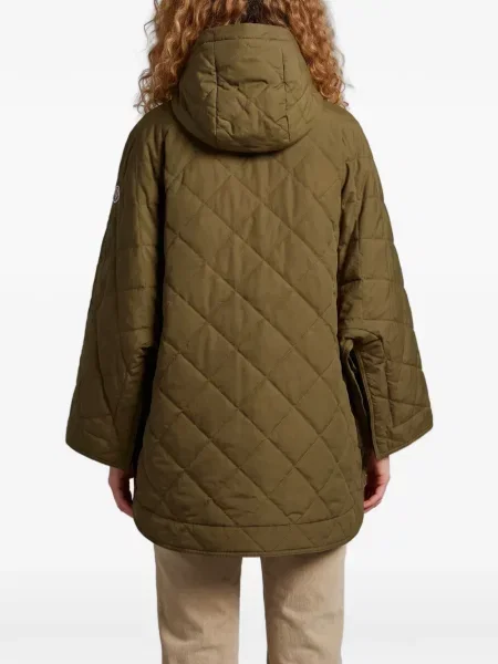 Matlasat geacă Moncler verde