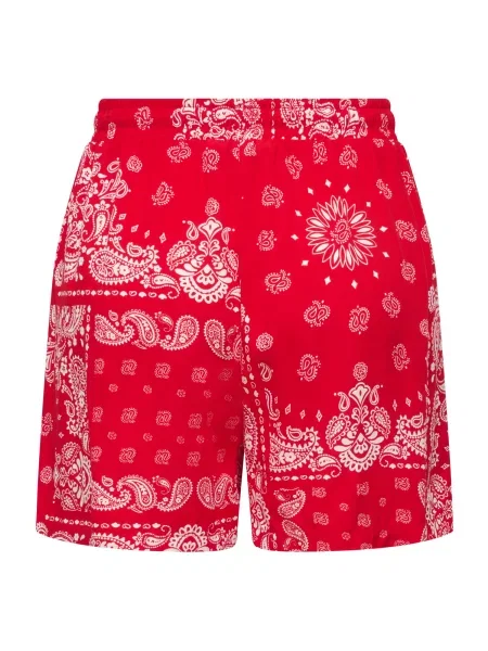 ONLY Pantaloni ONLMURA AMBEL roșu alb
