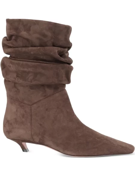 Боти Amina Muaddi кафяво