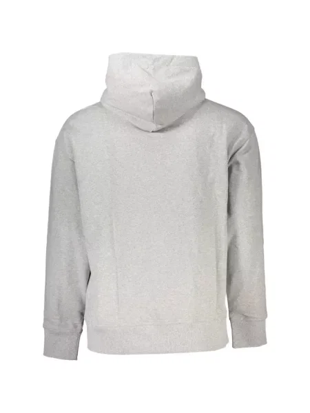 Majica s kapuljačom Tommy Hilfiger s autogramom siva