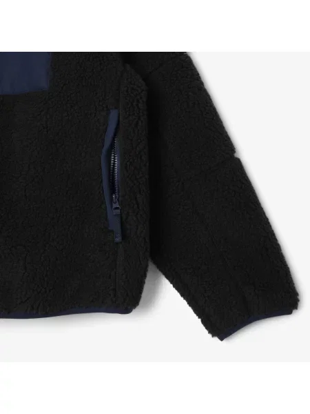 Lacoste Kurtka Z Zamkiem Z Blokadą Koloru Regular Fit czarna