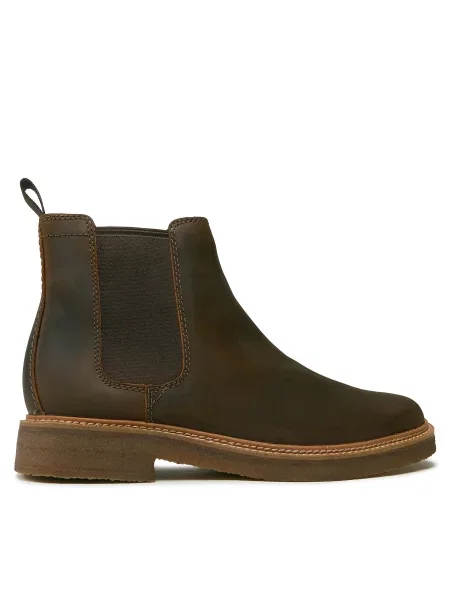 Μποτάκια με λάστιχο Clarks Clarkdale Easy καφέ