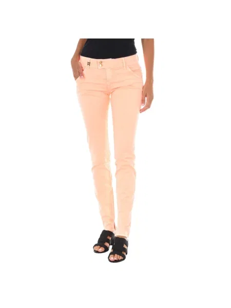 Skinny spodnie Met beżowe