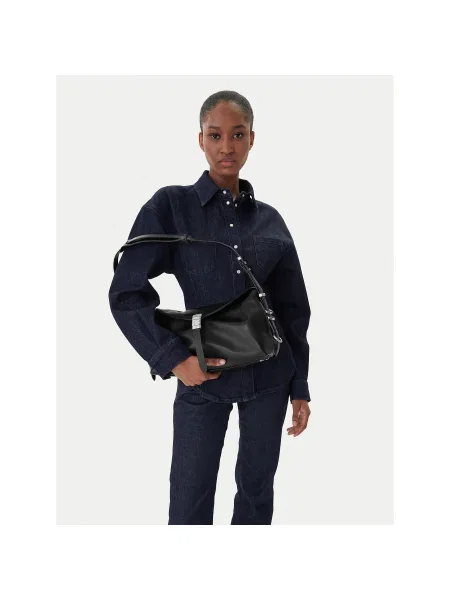 PINKO Geantă Saddle Baguette Classic AI PL negru