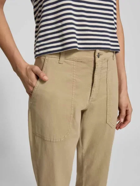 Jeansy z wpuszczanymi model ‘WORKER’ Mac beżowe