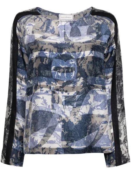 Блуза Pierre-louis Mascia синьо