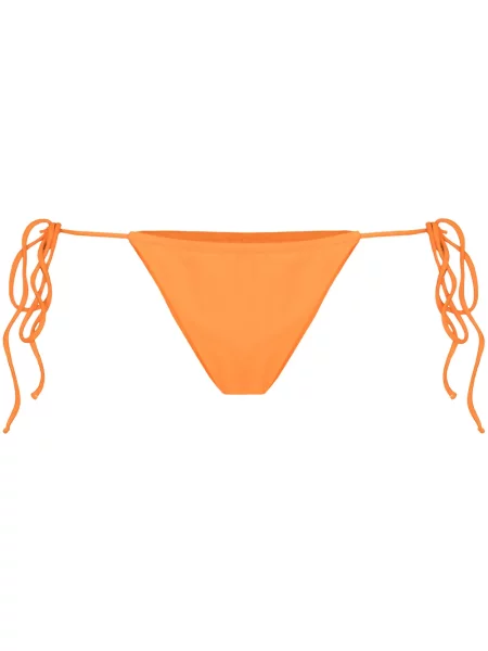 Bikini Jade Swim cu legături portocaliu