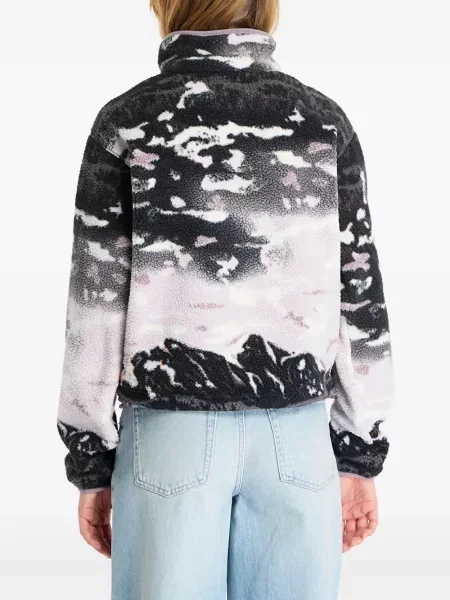 Decupat pulover Columbia cu imagine negru